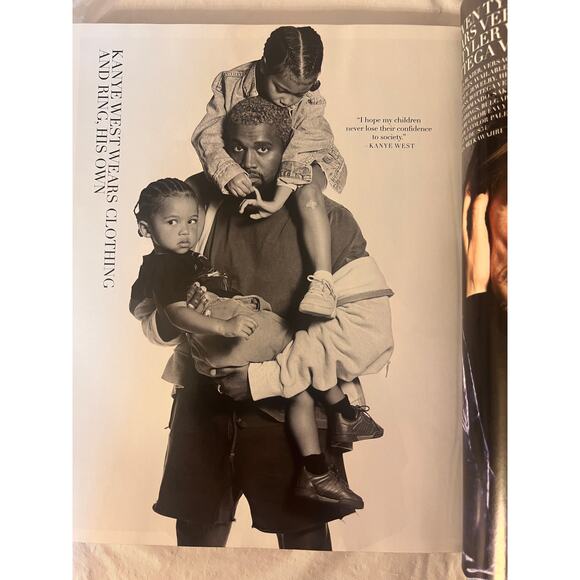 Harper's Bazaar Magazine Kanye West September 2018 - Excellent - Picture 9 of 16